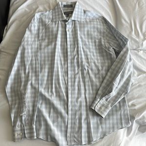 Nordstrom light blue button down shirt